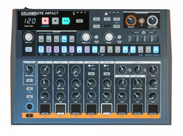 Arturia DrumBrute Impact Analog Drum Machine