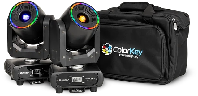ColorKey Halo Spot 1002-Pack Bundle w Carrying Bag