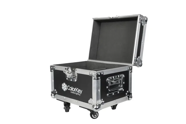 ColorKey 2-pc Flight Case w/ Casters for Dazzler FX