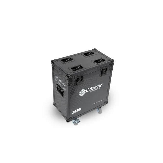 ColorKey 2-pc Creator Flight Case for Beam 150 w/ Casters (All Black)
