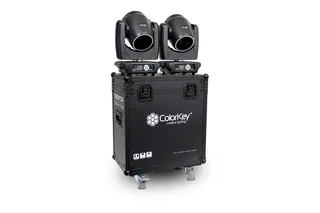 ColorKey 2-pc Creator Flight Case for Beam 150 w/ Casters (All Black) gallery 2
