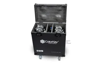ColorKey 2-pc Creator Flight Case for Beam 150 w/ Casters (All Black) gallery 3