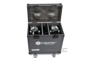 ColorKey  2-pc Creator Flight Case for BX7 Wash w/ Casters (All Black) gallery 3