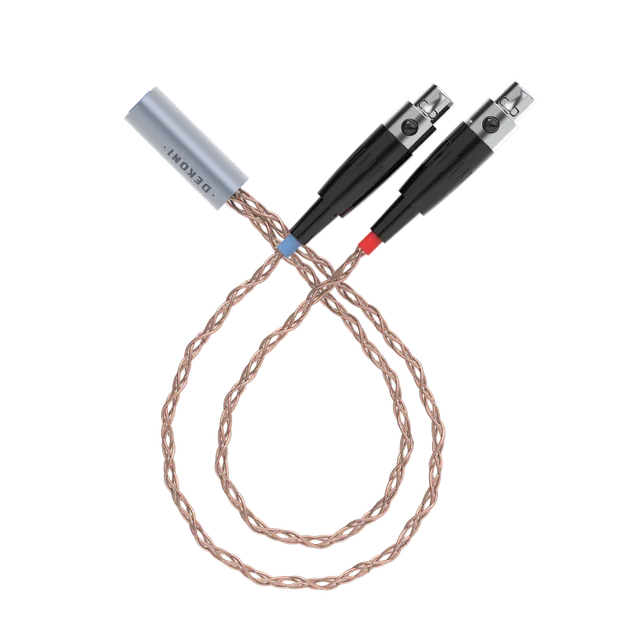 Dekoni Audio Ensemble Unbalanced 1/4" PCUHD Copper Cable with 4-pin Mini XLR Headphone Connectors