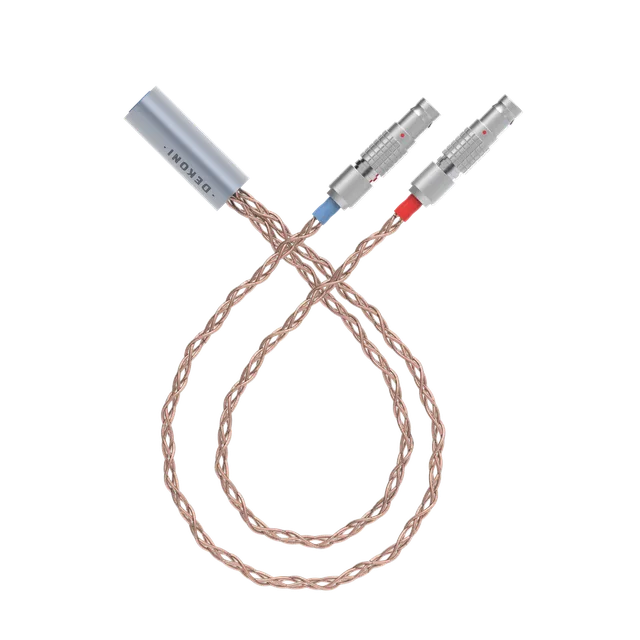 Dekoni Audio Ensemble Lemo plugs Braided PCUHD Y-Split