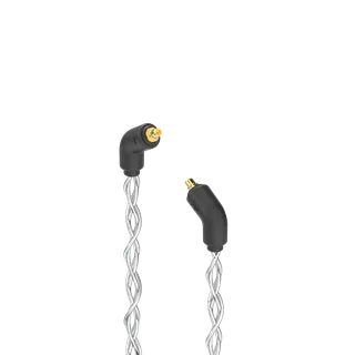 Dekoni Audio Ensemble Post-Split MMCX IEM Connectors with Silver Braided Cable gallery 1