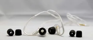 Dekoni Premium Memory Foam Isolation Earphone Tips black - 4.9mm - LARGE 13mm