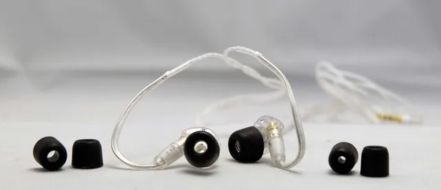 Dekoni Premium Memory Foam Isolation Earphone Tips black - 4.9mm - LARGE 13mm