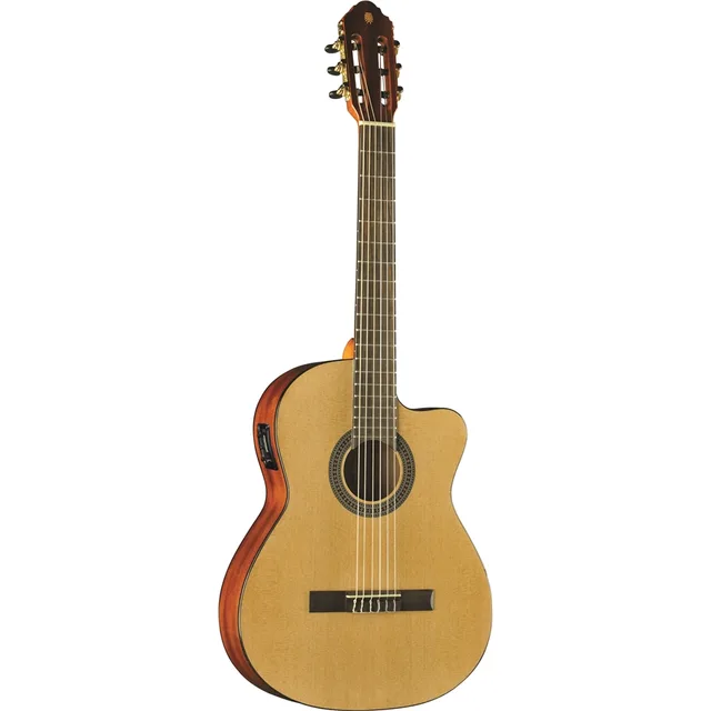 Eko Vibra 150 CW EQ Cutaway Classical-Electric Guitar – Natural