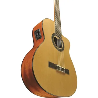 Eko Vibra 150 CW EQ Cutaway Classical-Electric Guitar – Natural gallery 2