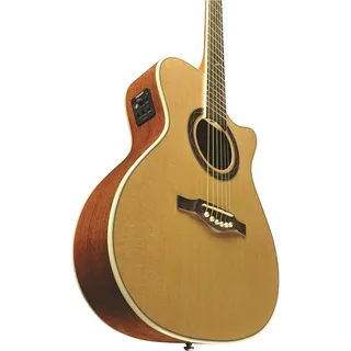Eko ONE 018 CW EQ Auditorium Cutaway Acoustic-Electric Guitar – Natural gallery 2