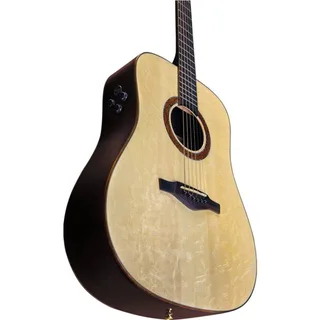 Eko WOW D800e SR All-Solid Dreadnought Acoustic-Electric Guitar – Spruce / Rosewood gallery 1
