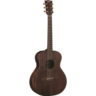 Eko Marco Polo T500e MM All-Solid Travel Acoustic-Electric Guitar – Mahogany Open Pore