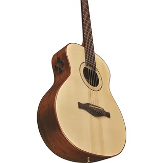 Eko Marco Polo T500e SM All-Solid Travel Acoustic-Electric Guitar – Italian Spruce gallery 2