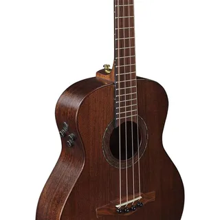 Eko Marco Polo B500e MM All-Solid Travel Acoustic-Electric Bass – Mahogany gallery 2