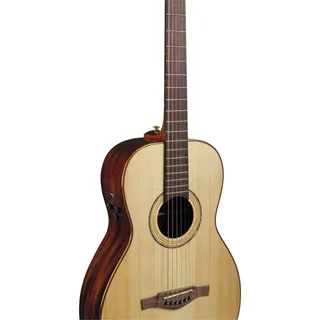 Eko Marco Polo P500e SM All-Solid Travel Acoustic-Electric Guitar – Spruce / Mahogany gallery 2