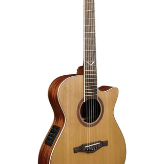 Eko EVO A350ce Auditorium Cutaway Acoustic-Electric Guitar – Natural gallery 1