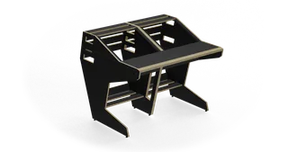 Sessiondesk QUINTAV 2.0 Studio Desk - 90s Black