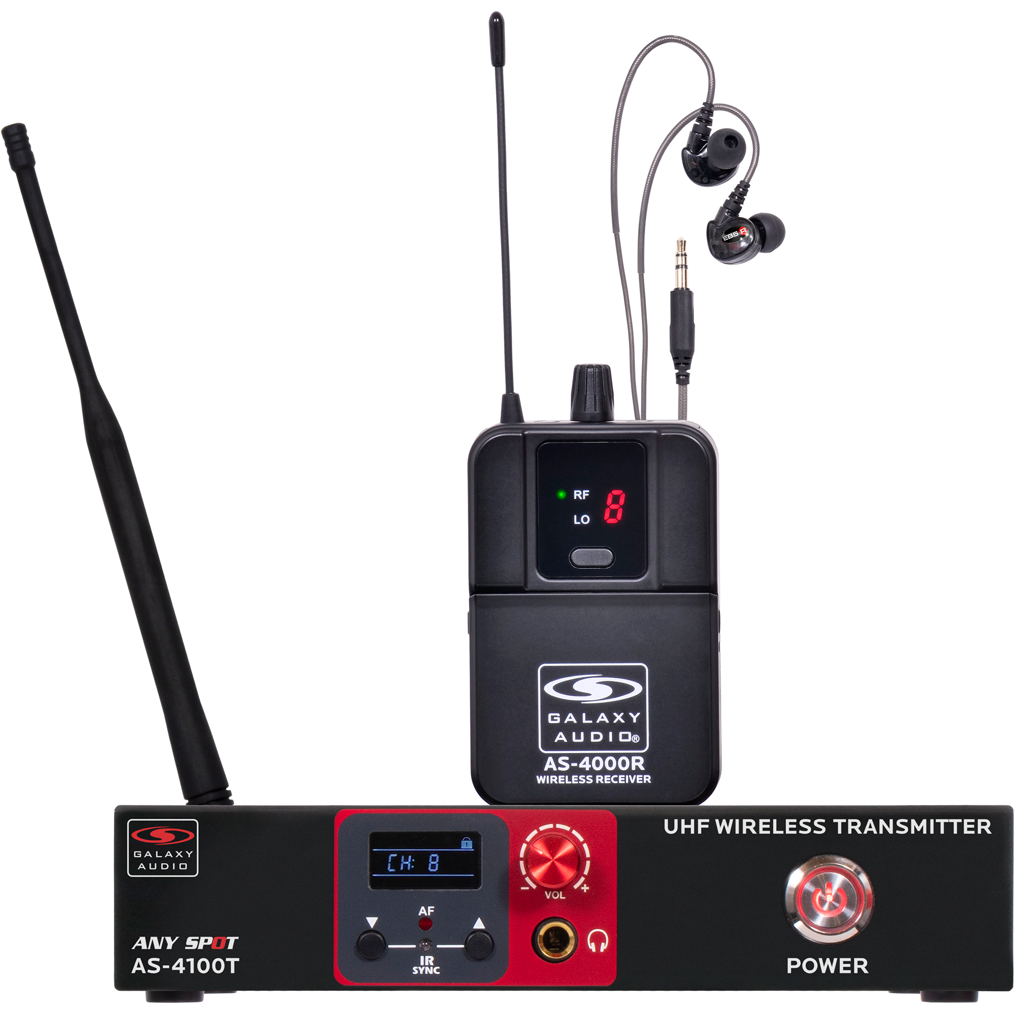 AS-4100 Single-Channel Wireless IEM System — M3