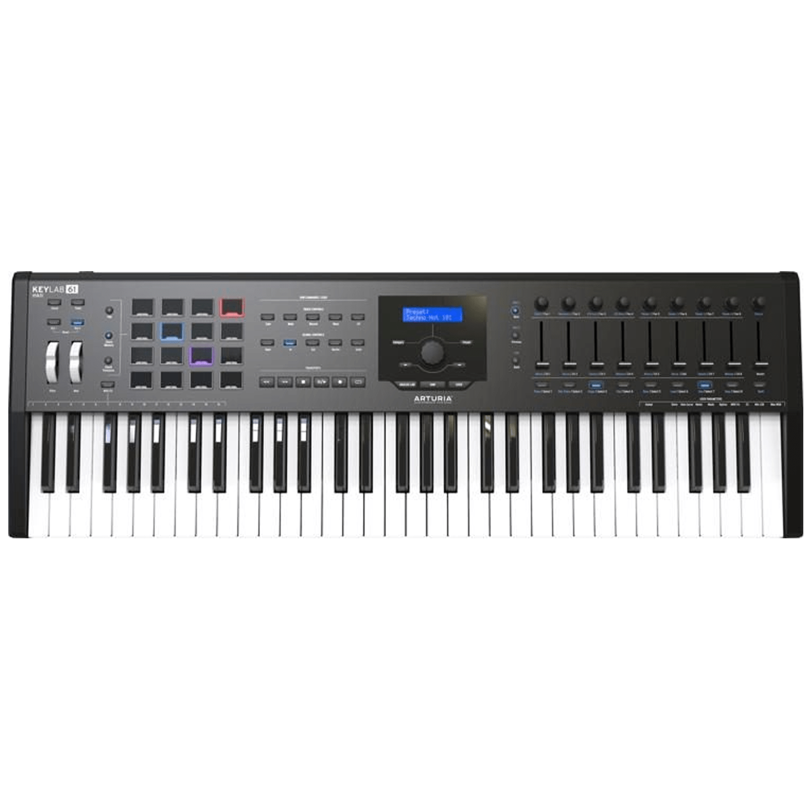 Arturia KeyLab 61 MkII Keyboard Controller (Black)