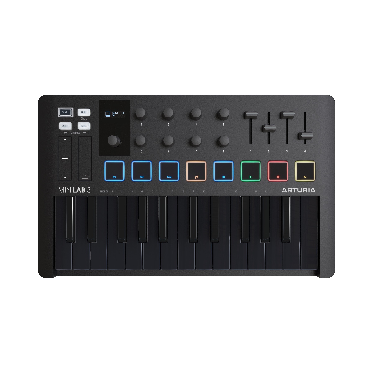 Arturia MiniLab 3 Deep Black