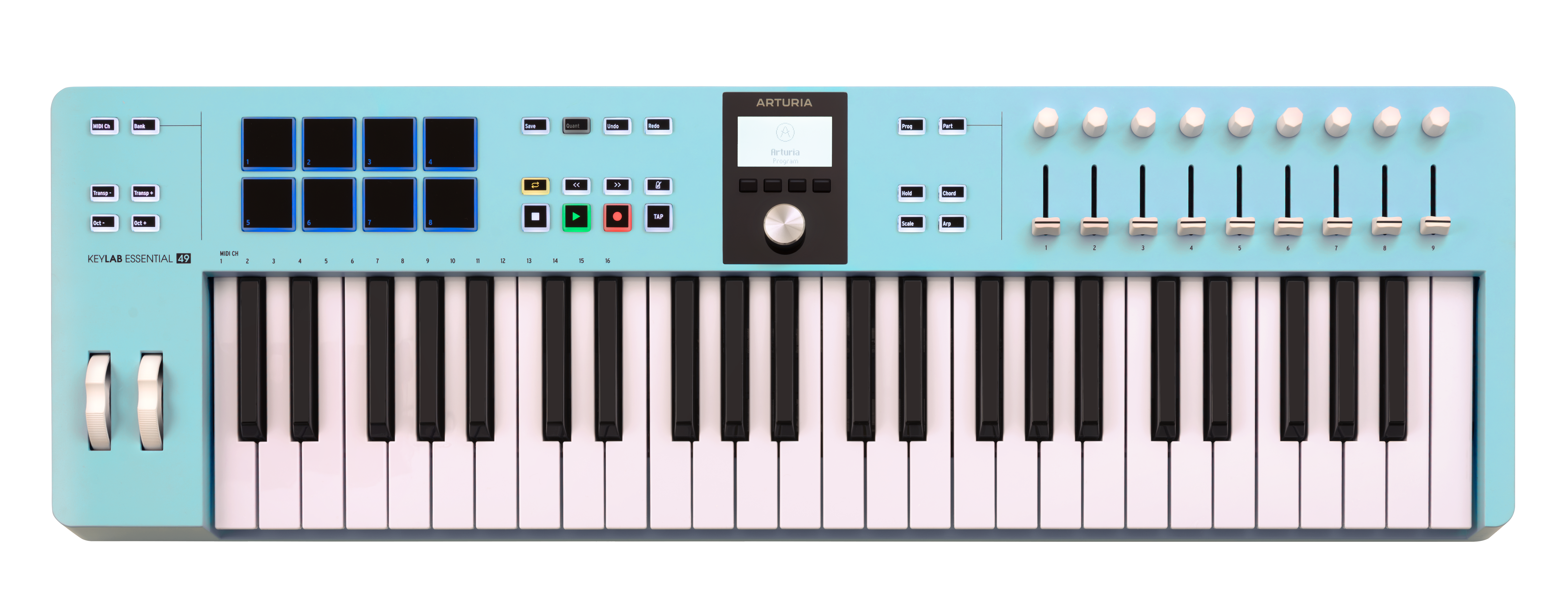 Arturia KeyLab Essential 49 mk3 Aquamarine gallery 6