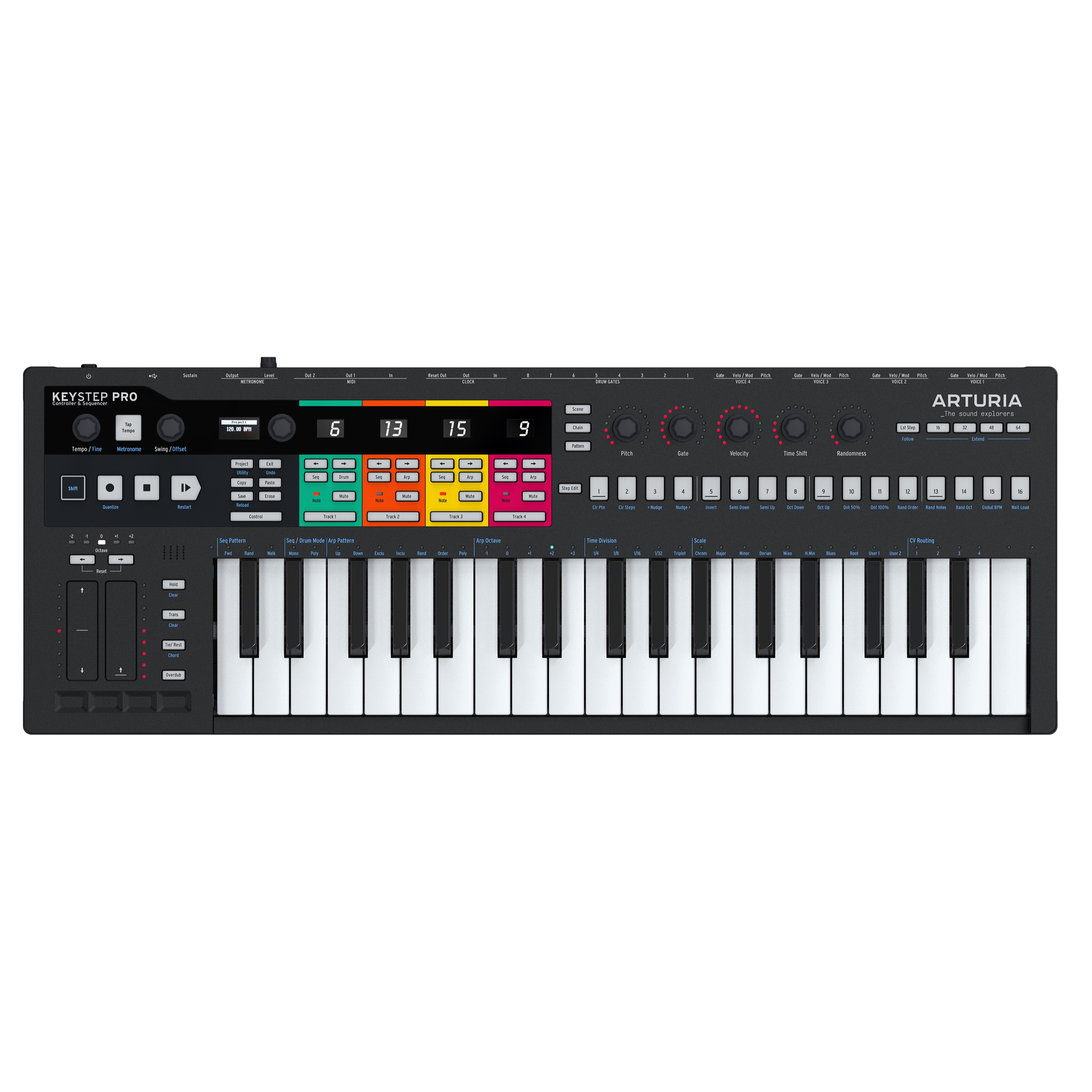 Arturia Keystep Pro Black Edition