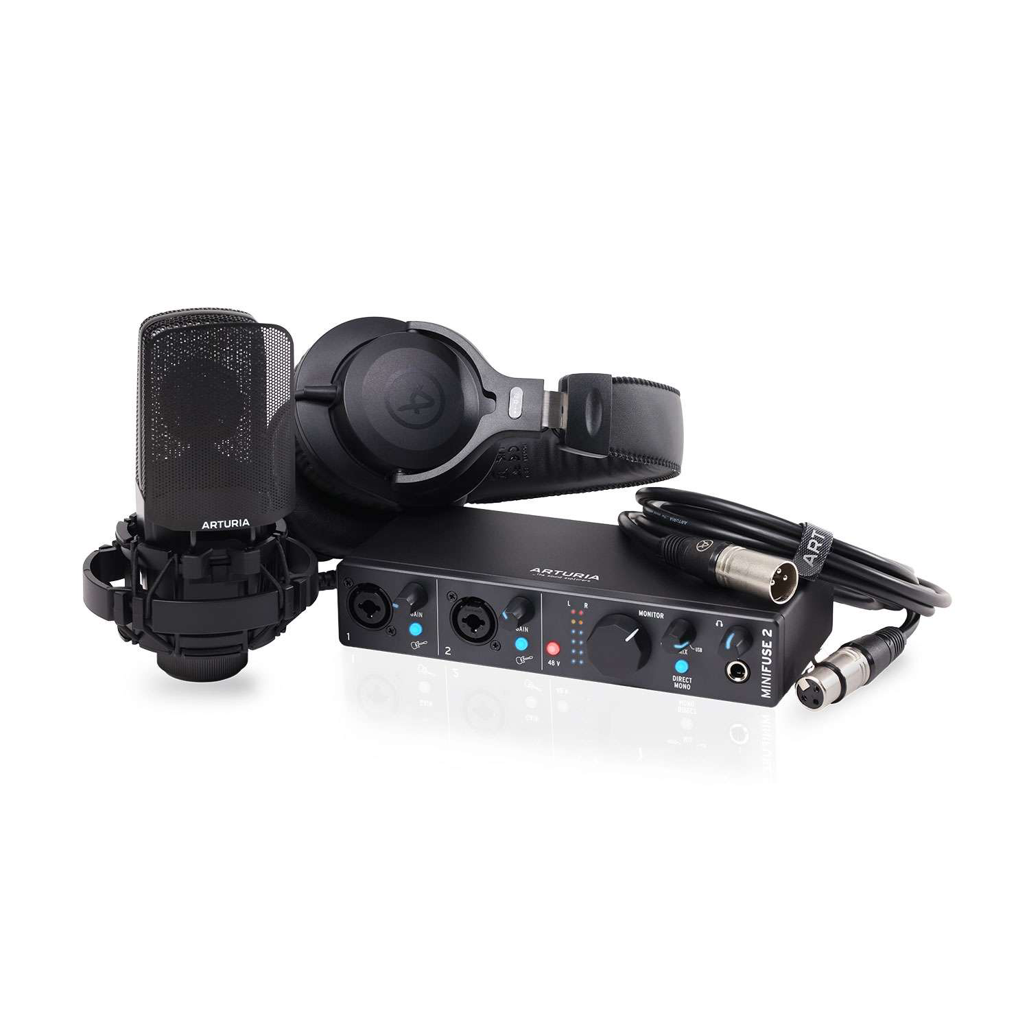 Arturia MiniFuse Recording Pack (Black)