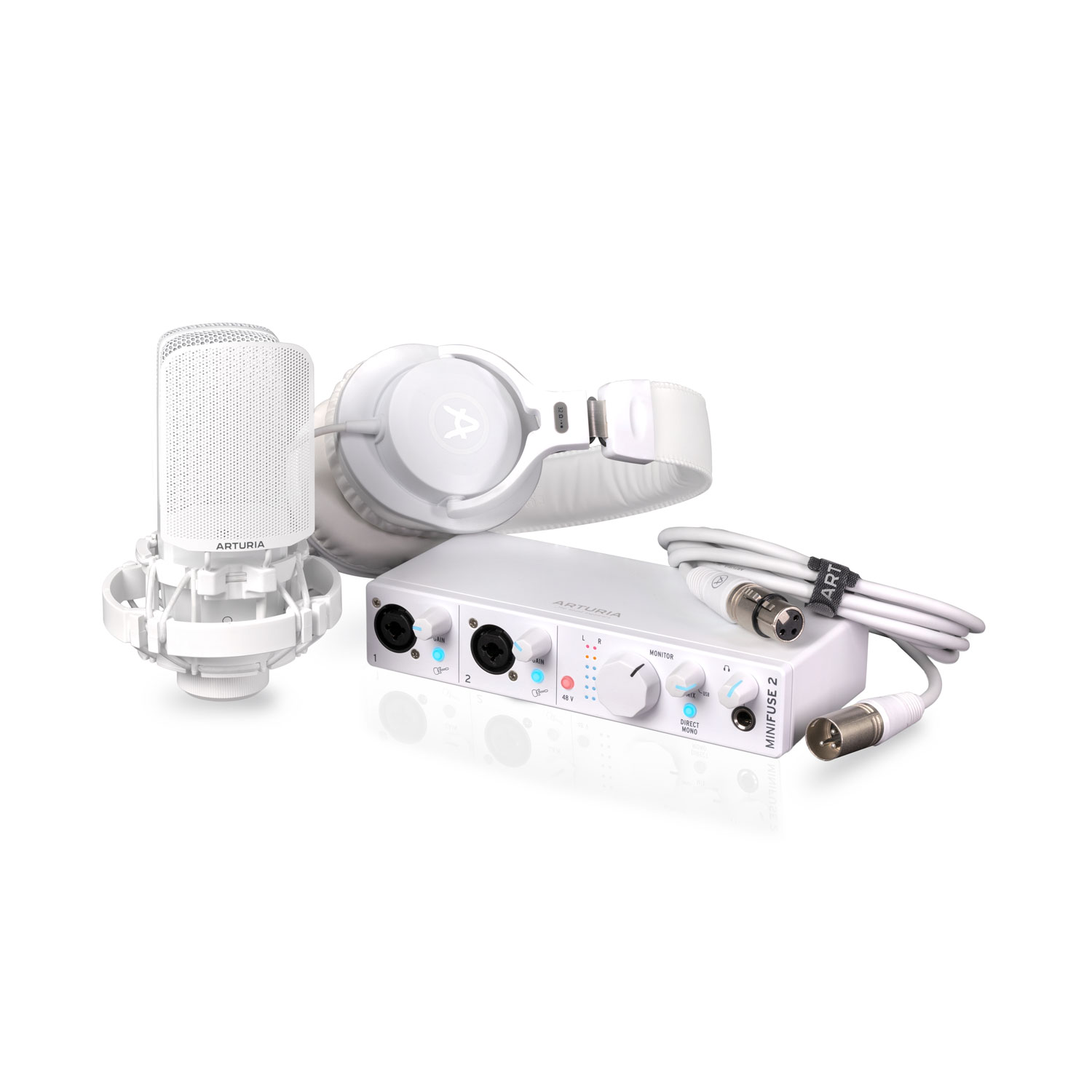 Arturia MiniFuse Recording Pack (White) gallery 2