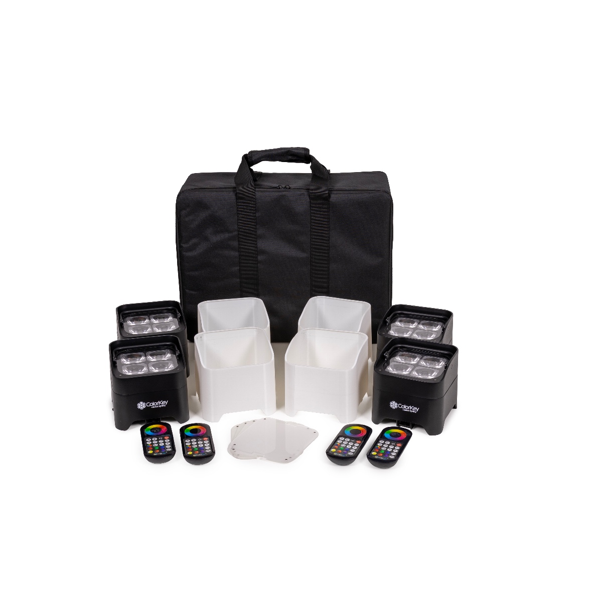 ColorKey MobilePar Mini Hex 4 MKII (4-Pack w/ Carrying Case) gallery 1