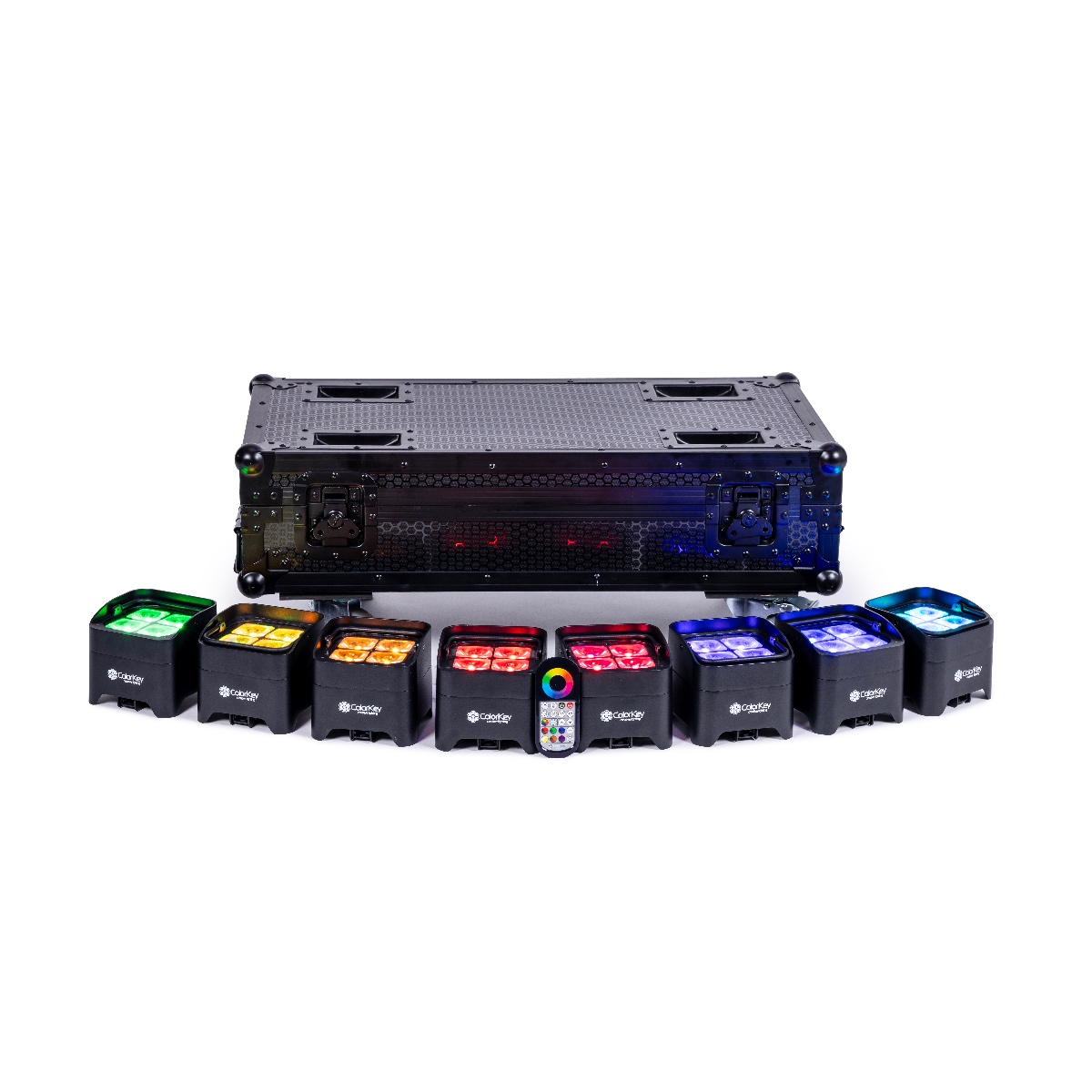 ColorKey MobilePar Mini Hex 4 MKII (8-Pack w/ Charging Road Case) gallery 1