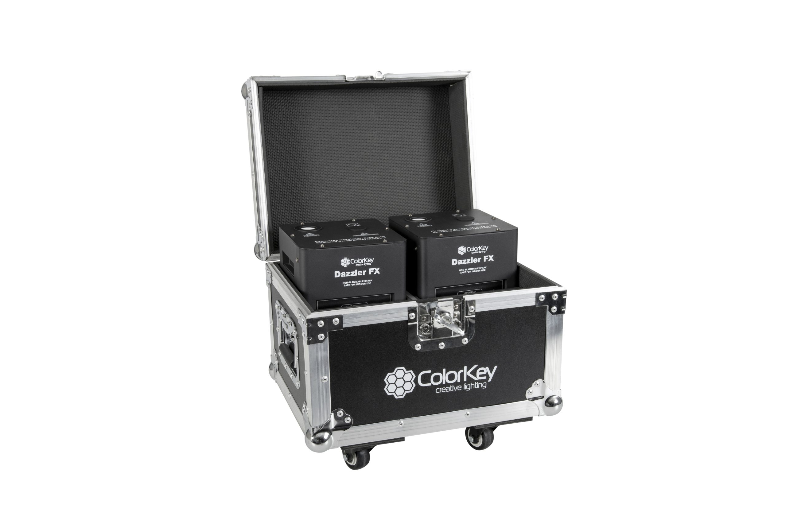 Two ColorKey Dazzler FX Machines with CKU-9030 Road Case (Black) gallery 5
