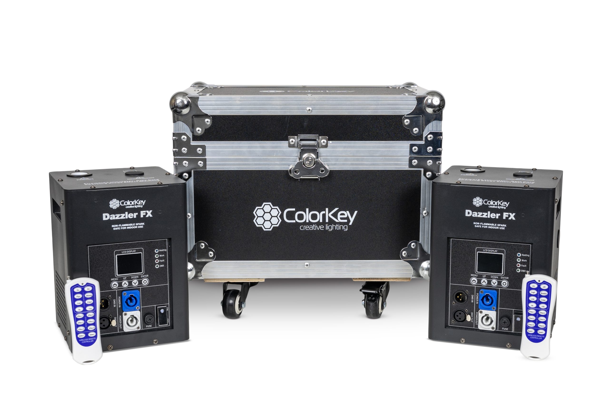 Dazzler FX MKII (Black) 2-Pack Bundle w/ Flight Case