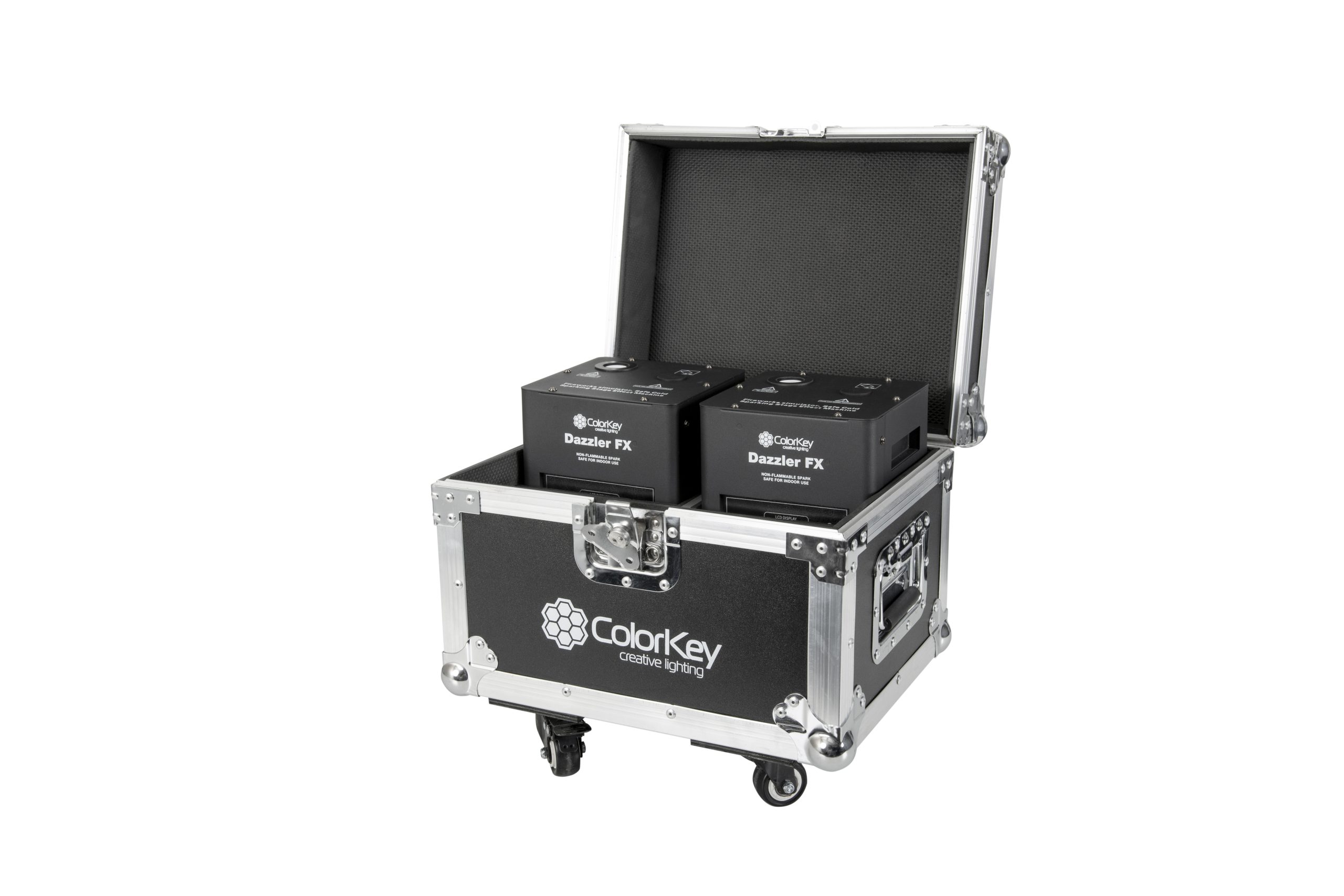 2-pc Flight Case w/ Casters for Dazzler FX gallery 2