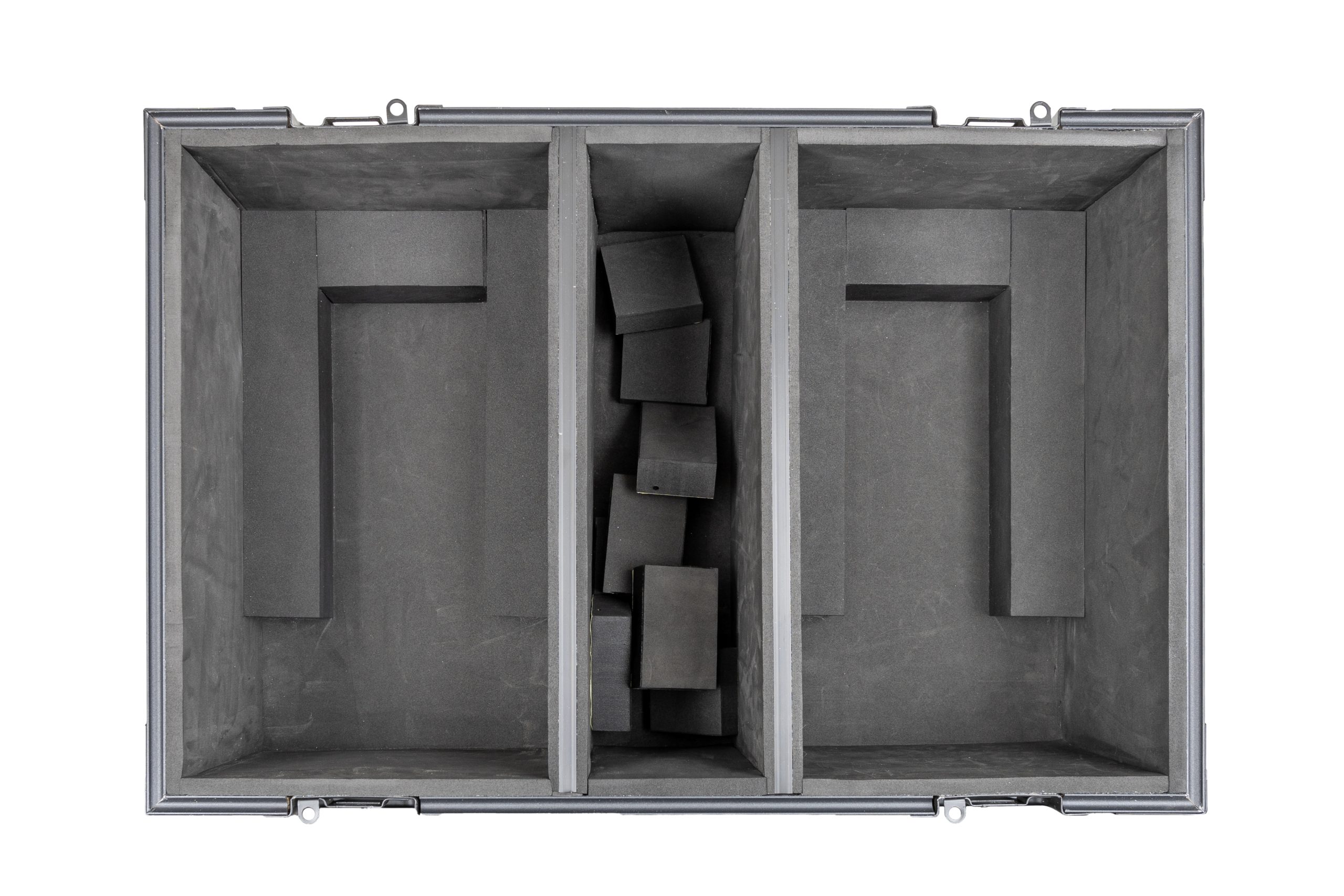 2-pc Flight Case Trolley for Mover Spot 150 (All Black) gallery 4