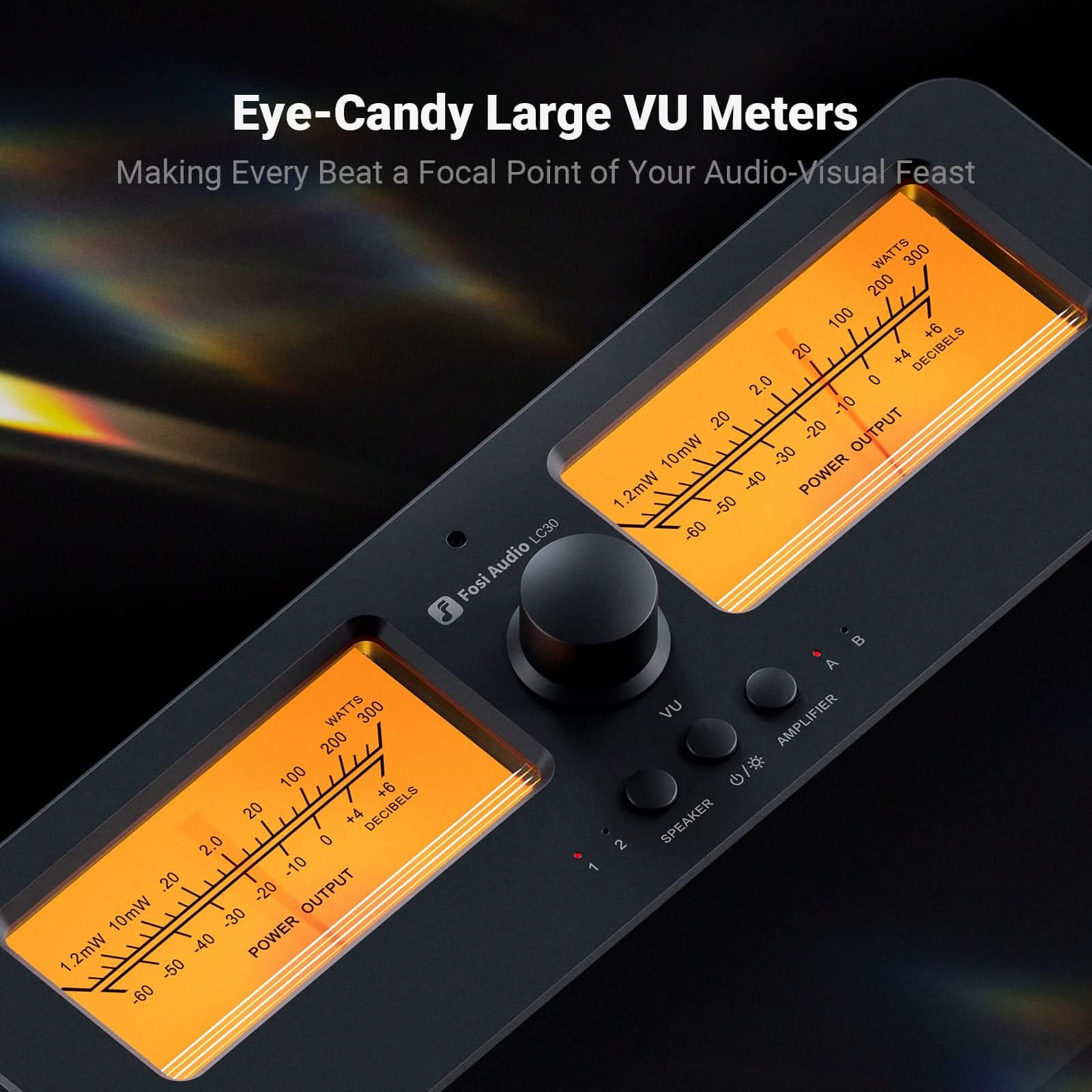Fosi Audio LC30 Speaker Selector, Orange gallery 2