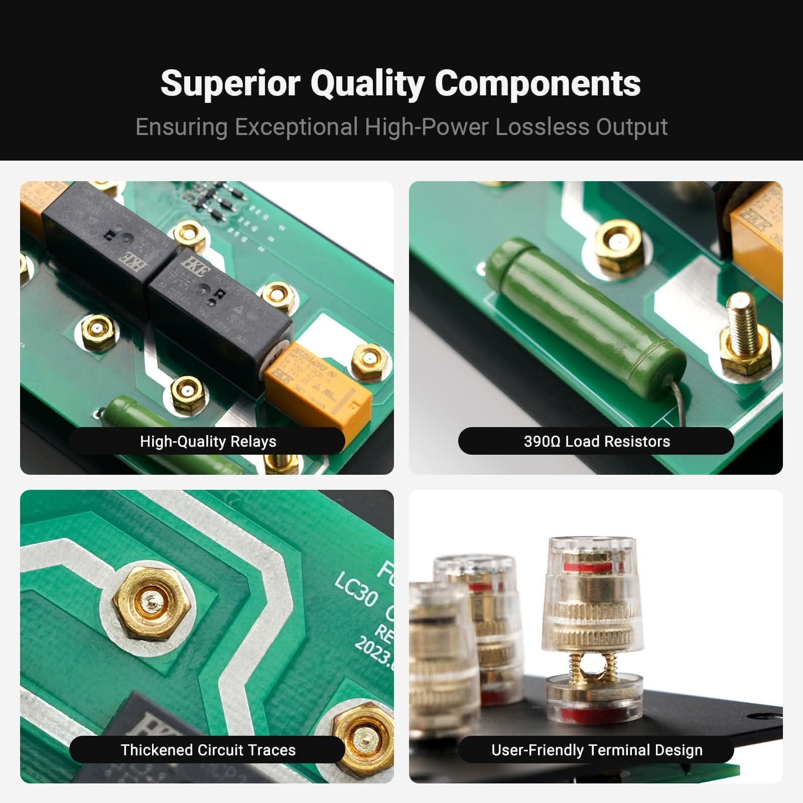 Fosi Audio LC30 Speaker Selector, Orange gallery 4