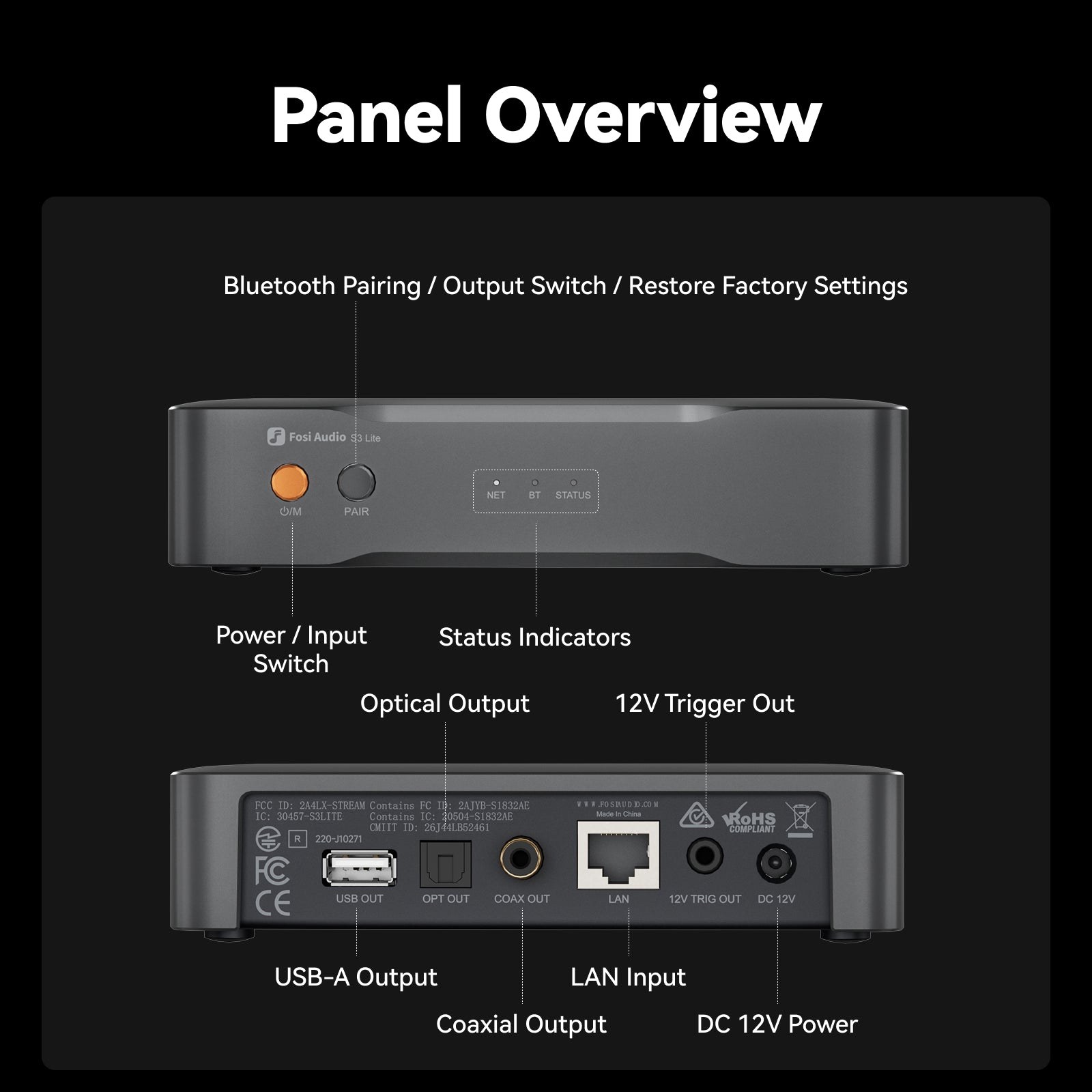 Fosi Audio S3 Lite Music Streamer gallery 6
