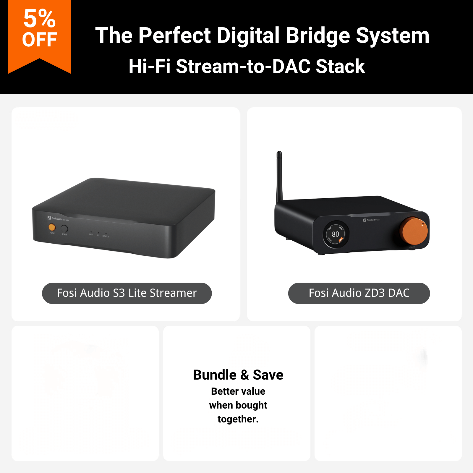Fosi Audio S3 Lite Music Streamer gallery 7
