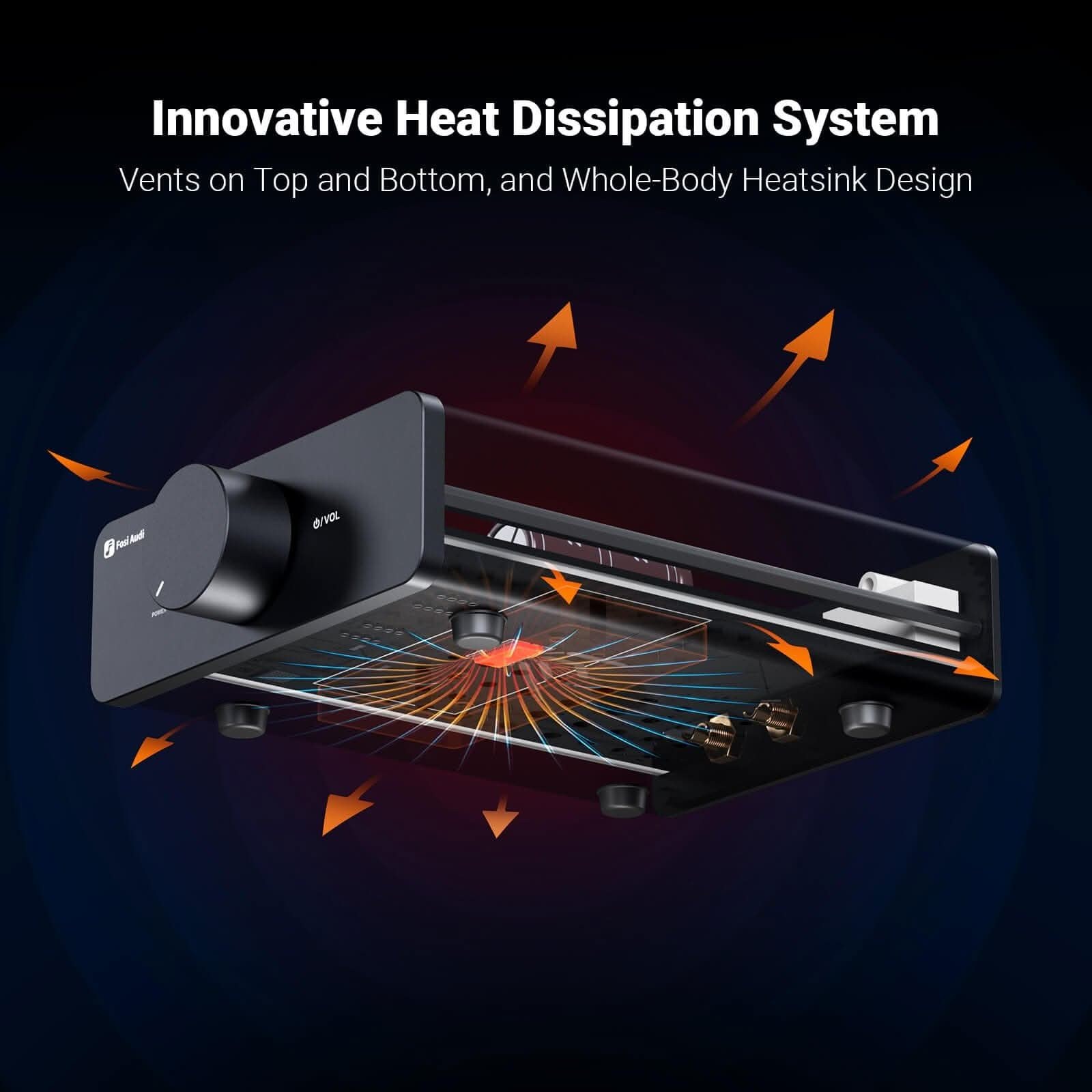 Fosi Audio V3 Stereo Power Amplifier, 32V gallery 5