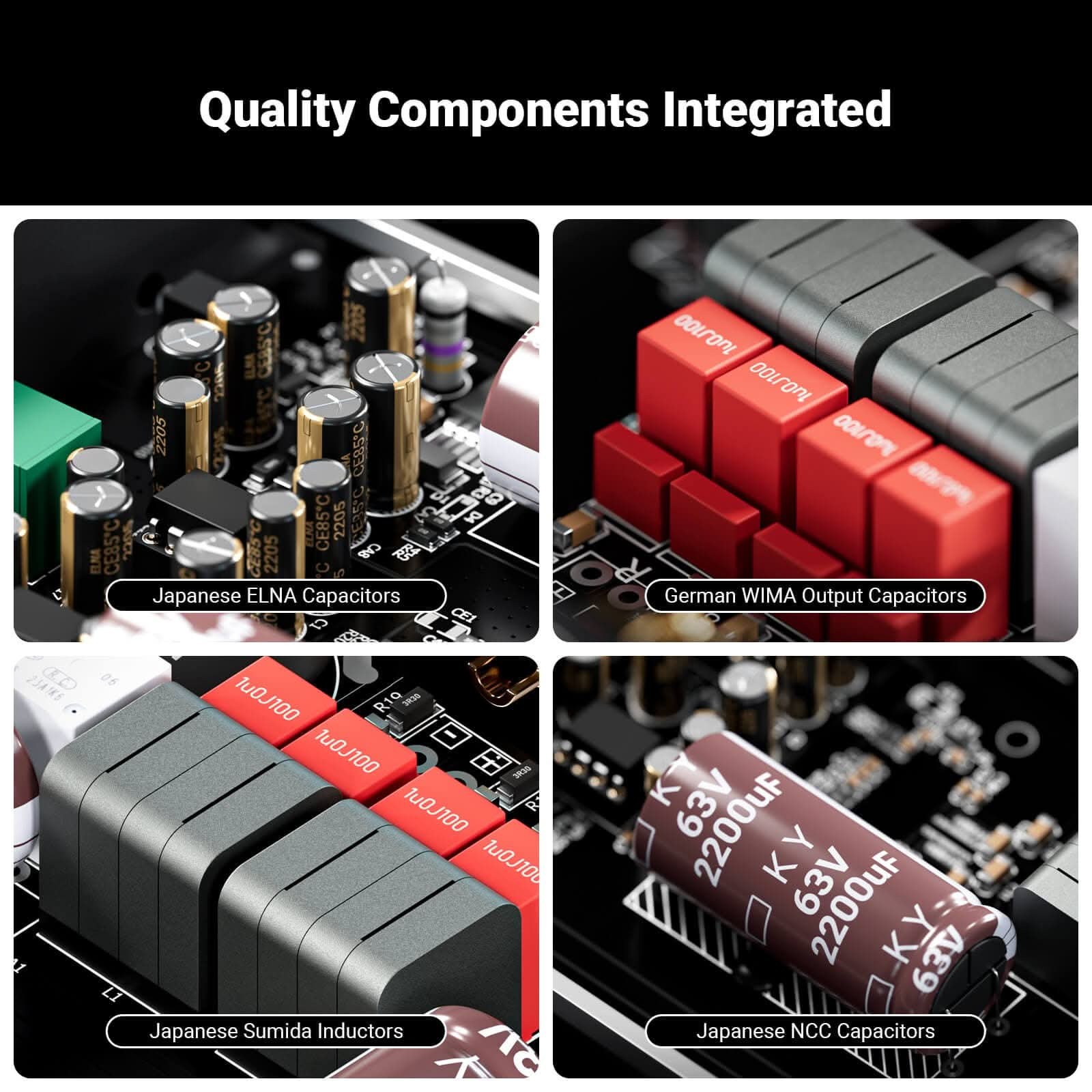 Fosi Audio V3 Stereo Power Amplifier, 48V gallery 4
