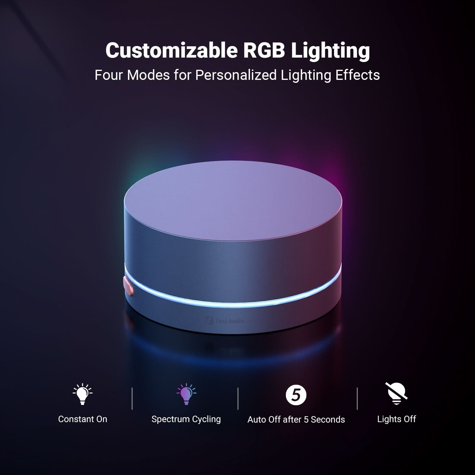 Fosi Audio VOL20 Bluetooth Volume Hub, Gray gallery 2