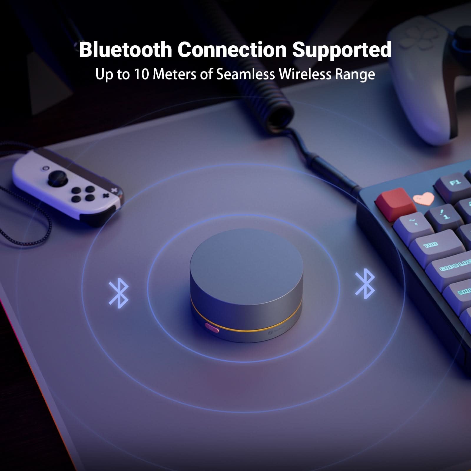 Fosi Audio VOL20 Bluetooth Volume Hub, Black gallery 5