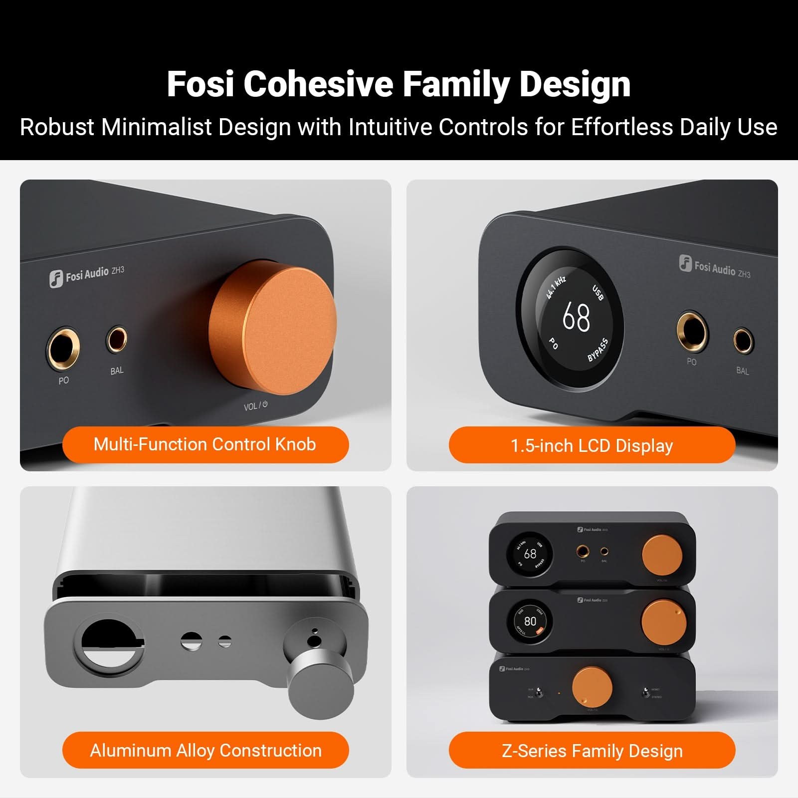 Fosi Audio ZH3 Balanced DAC/Headphone Amp/Preamp gallery 4