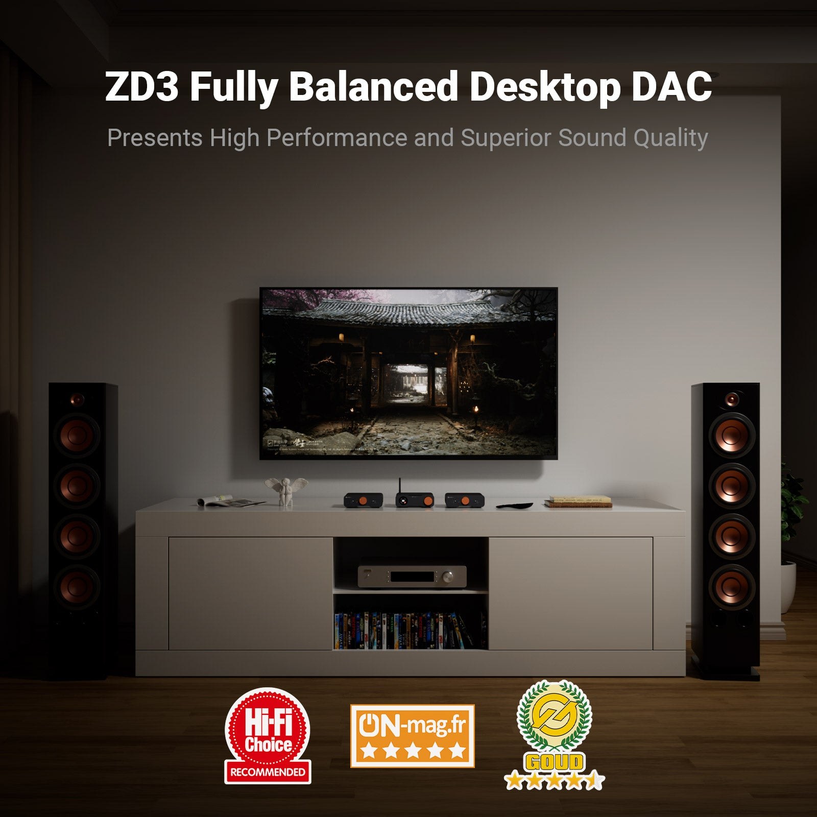 Fosi Audio ZD3 Desktop DAC/Preamp gallery 1