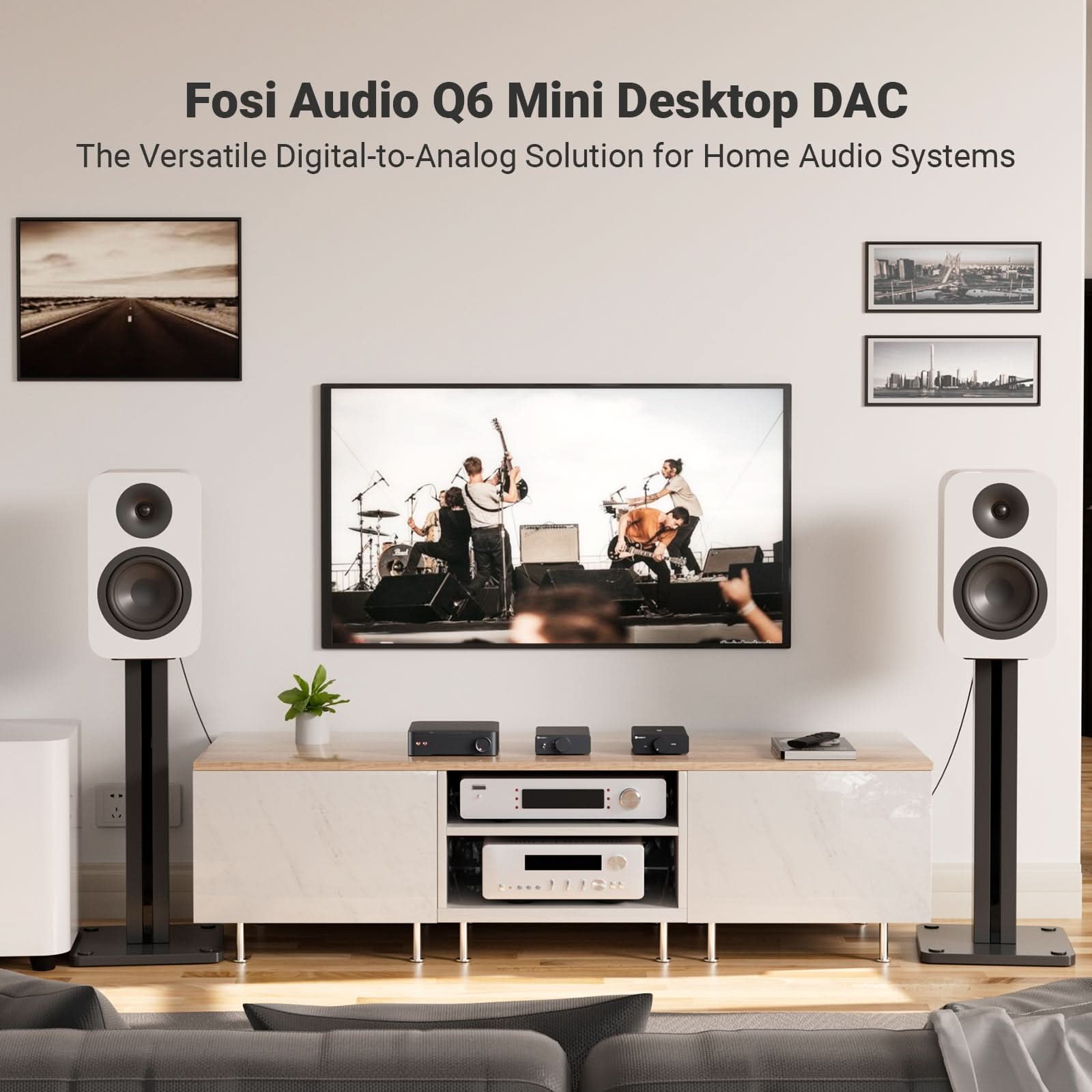 Fosi Audio Q6 Mini Desktop DAC gallery 1