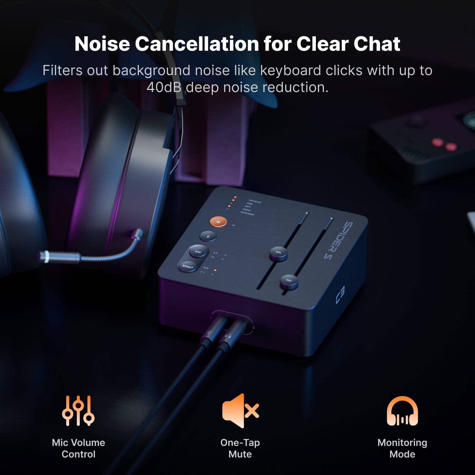 Fosi Audio Spider S C3 Gaming Sound Card gallery 8