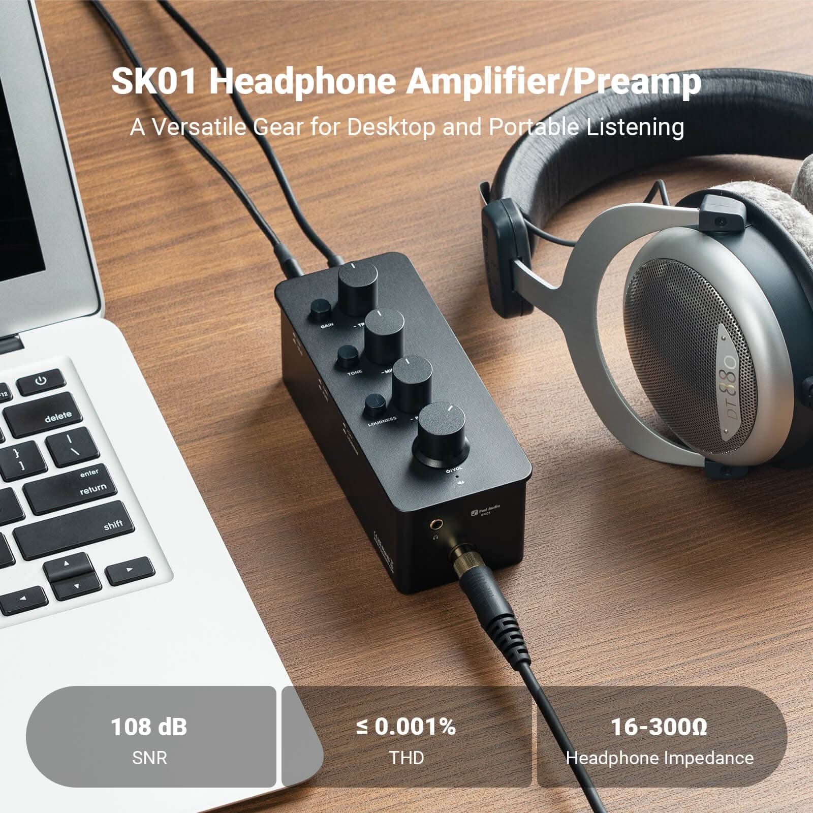 Fosi Audio SK01 Headphone Amp/Preamp gallery 4