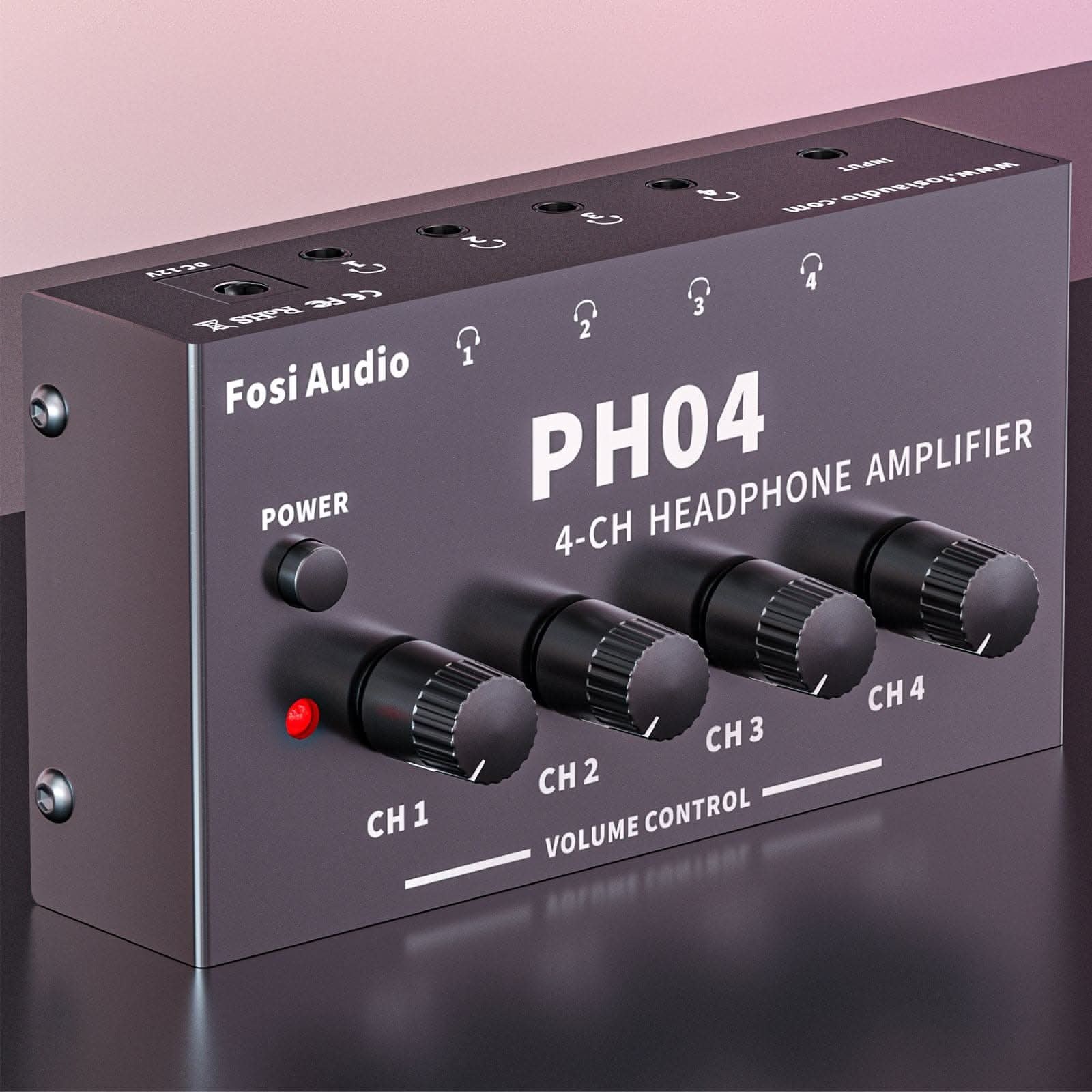 Fosi Audio PH04 4-Channel Headphone Amp/Splitter gallery 6