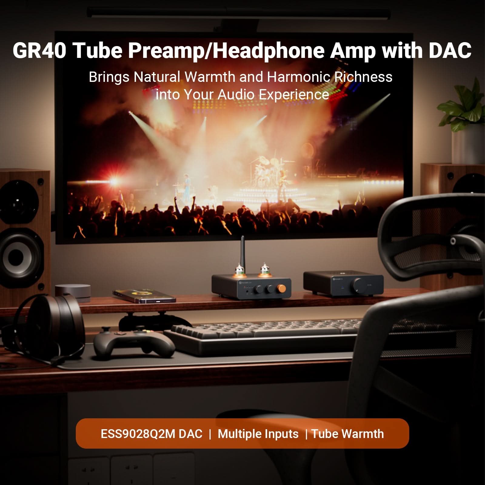 Fosi Audio GR40 Tube DAC Preamplifier gallery 1